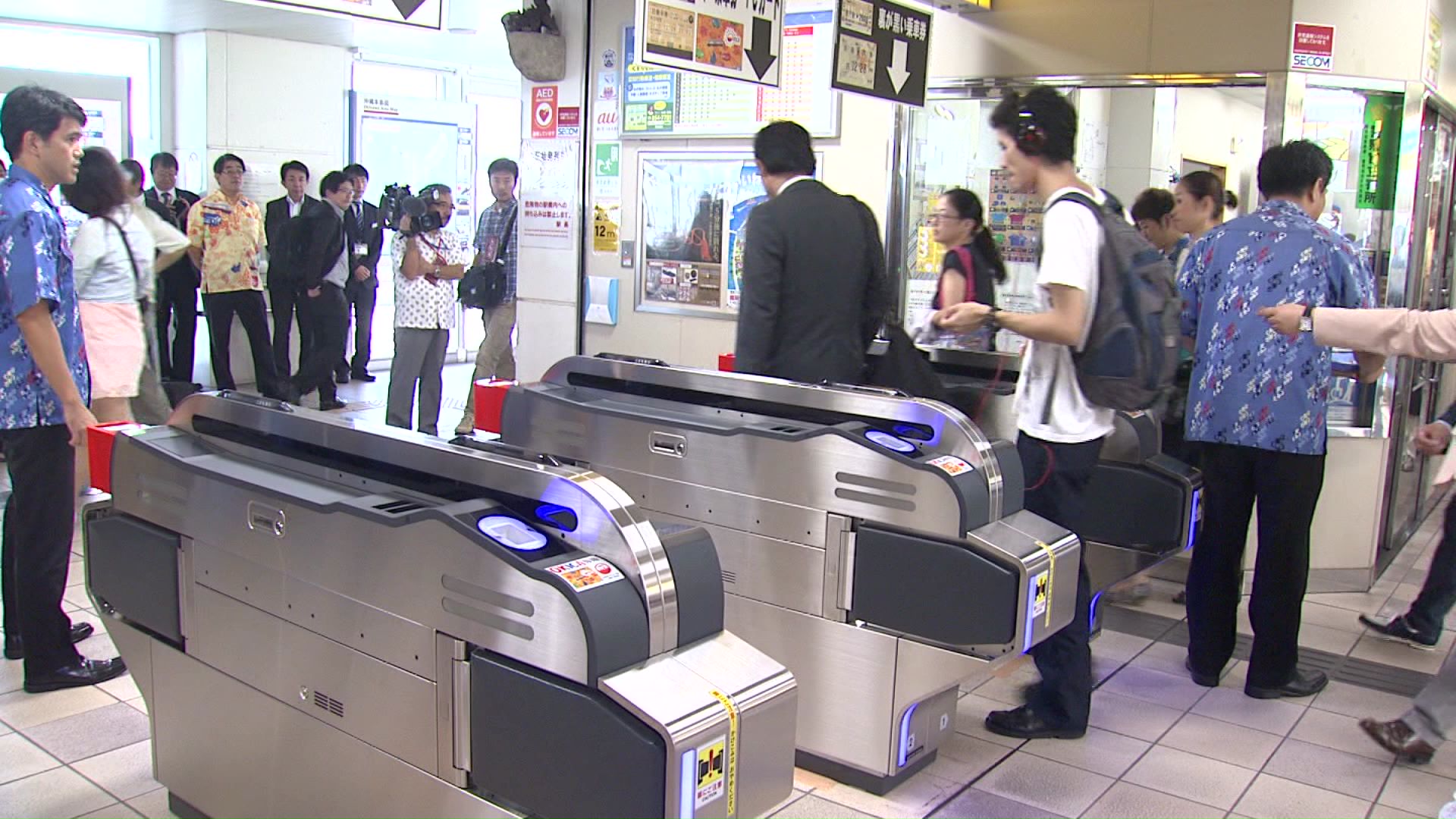 沖縄のモノレールでは12年前からQRコード付きの乗車券を導入