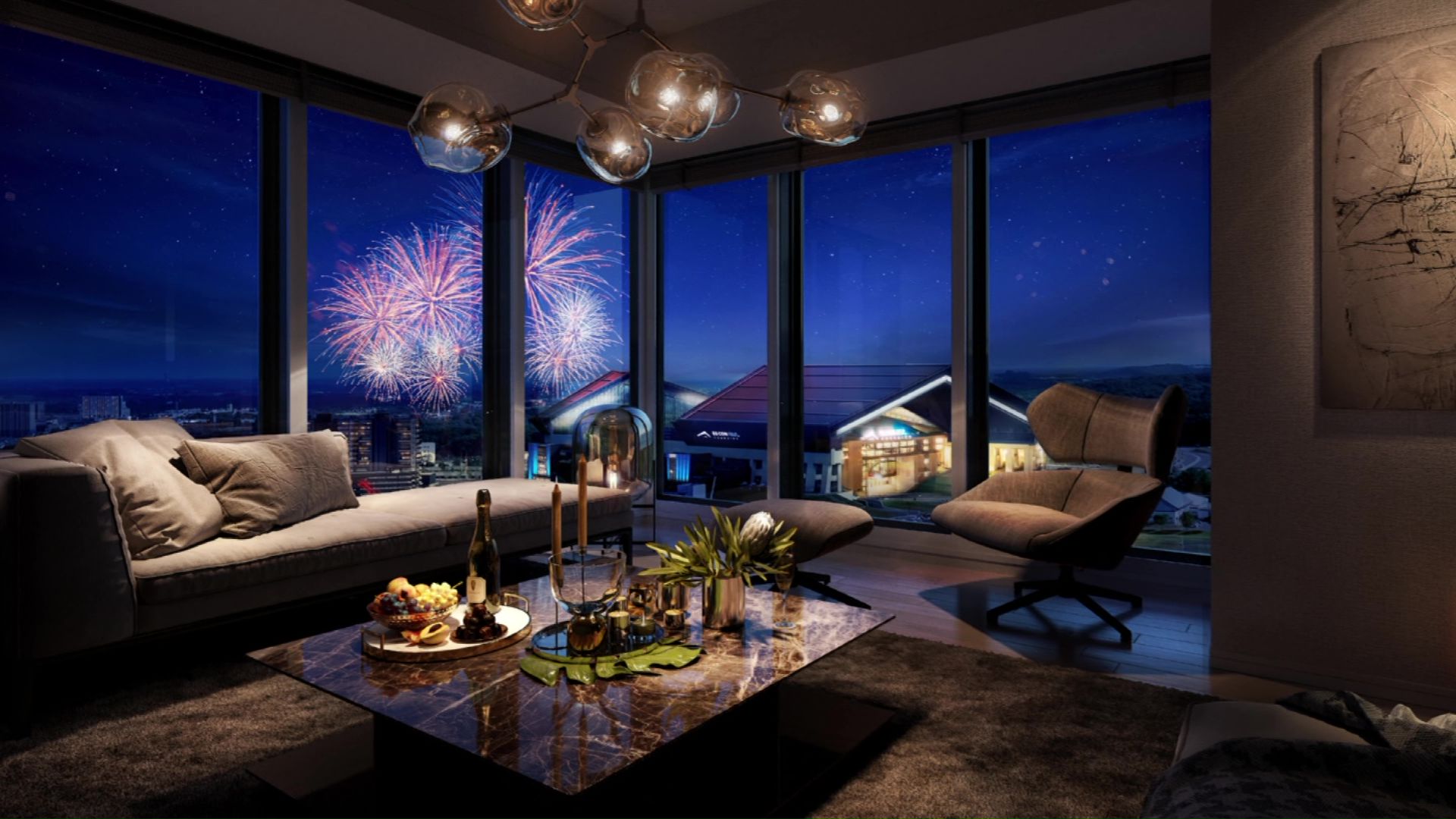 最上階からはきっとこんな眺め…(提供:エスコン)