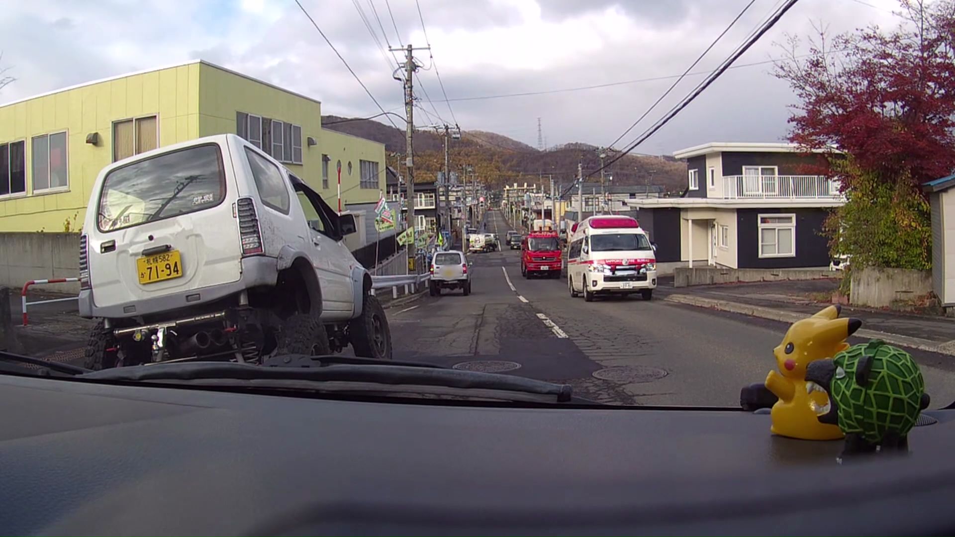 不正改造された車(映像:視聴者)