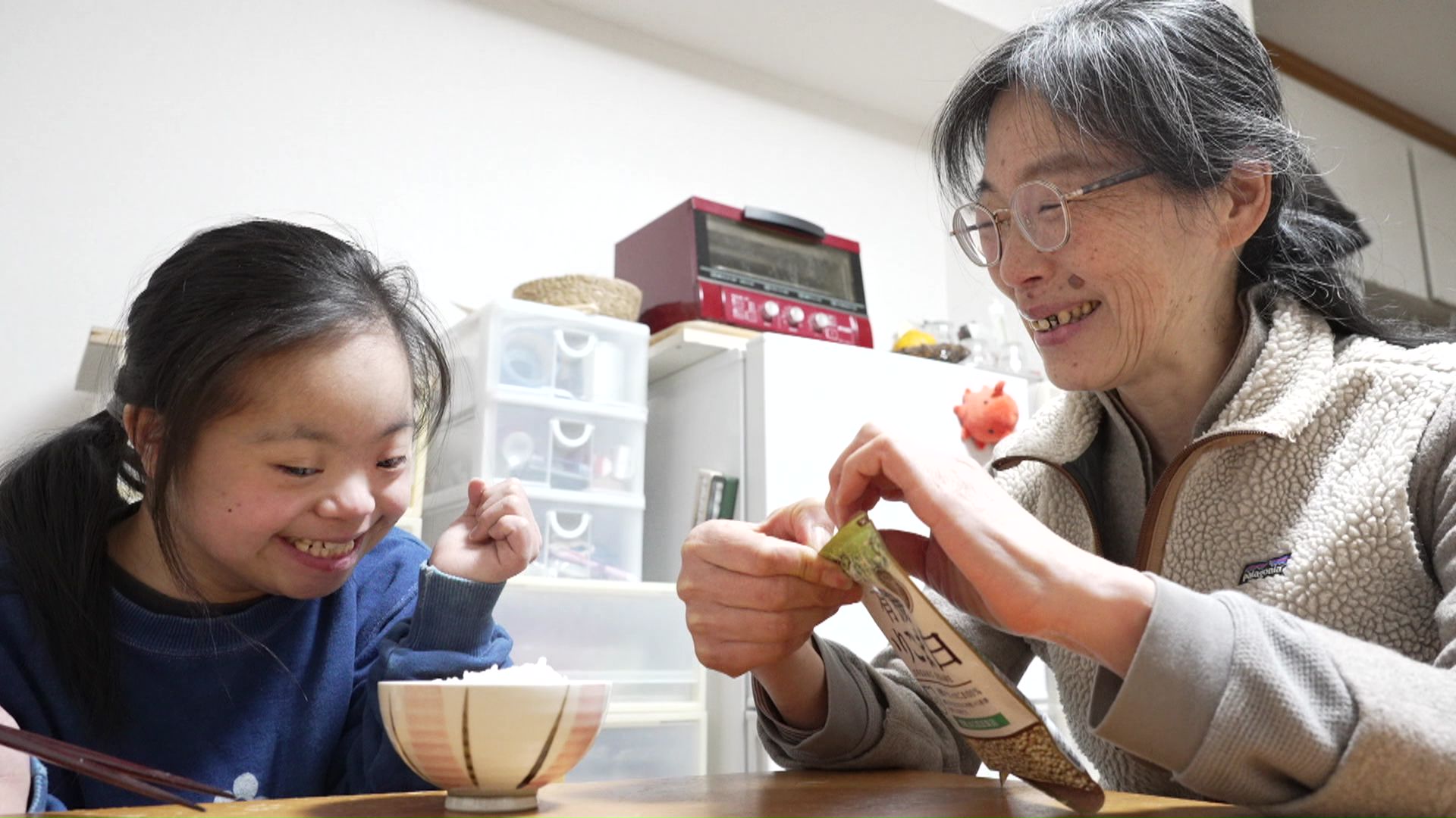 佐藤広美と娘の芽生さん