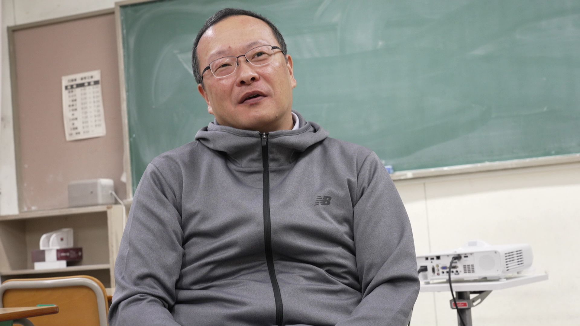 恵庭南高校定時制の新岡昌幸教諭