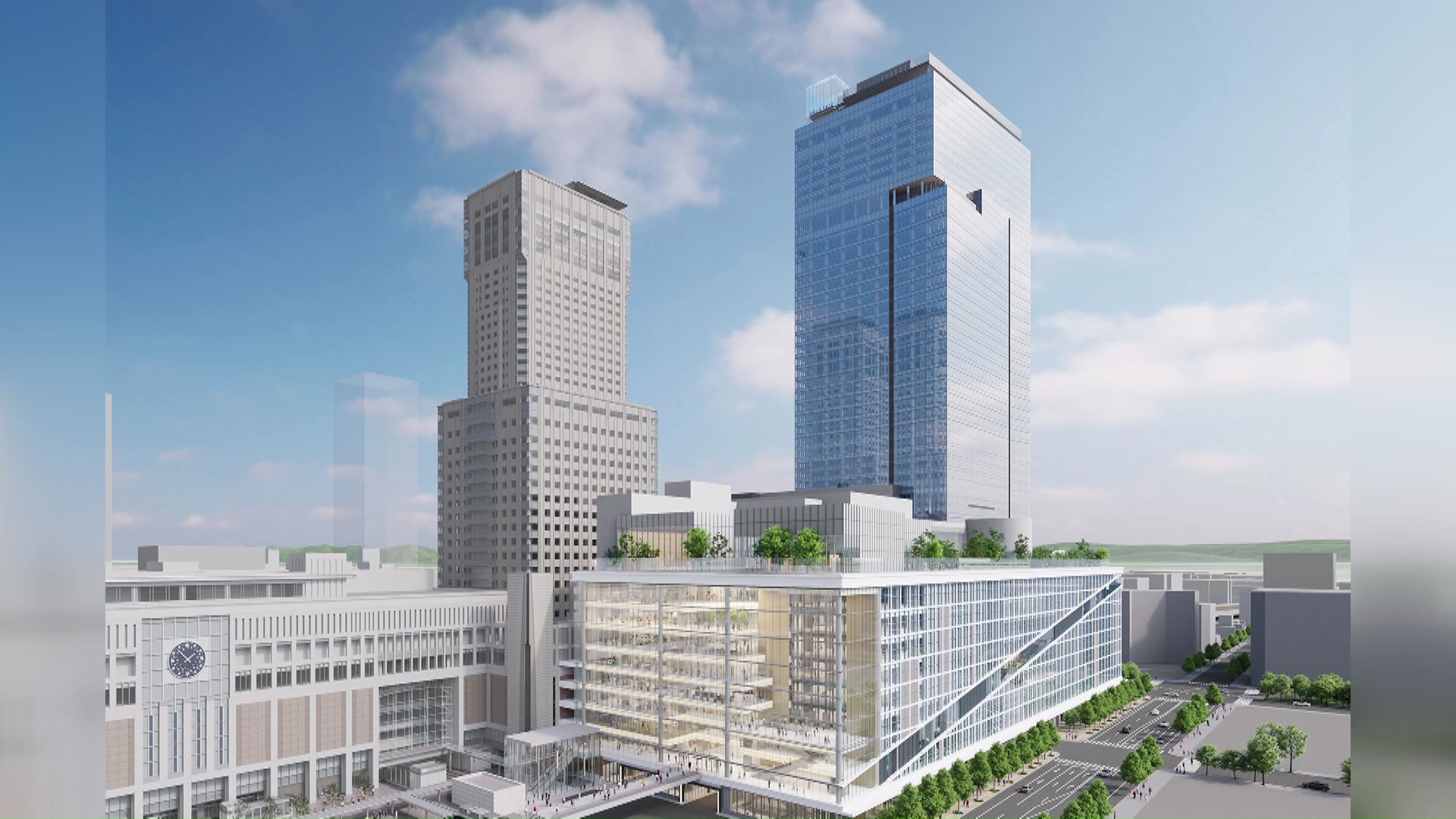 パセオ跡地に建設が予定されている商業施設のイメージ(提供:準備組合)