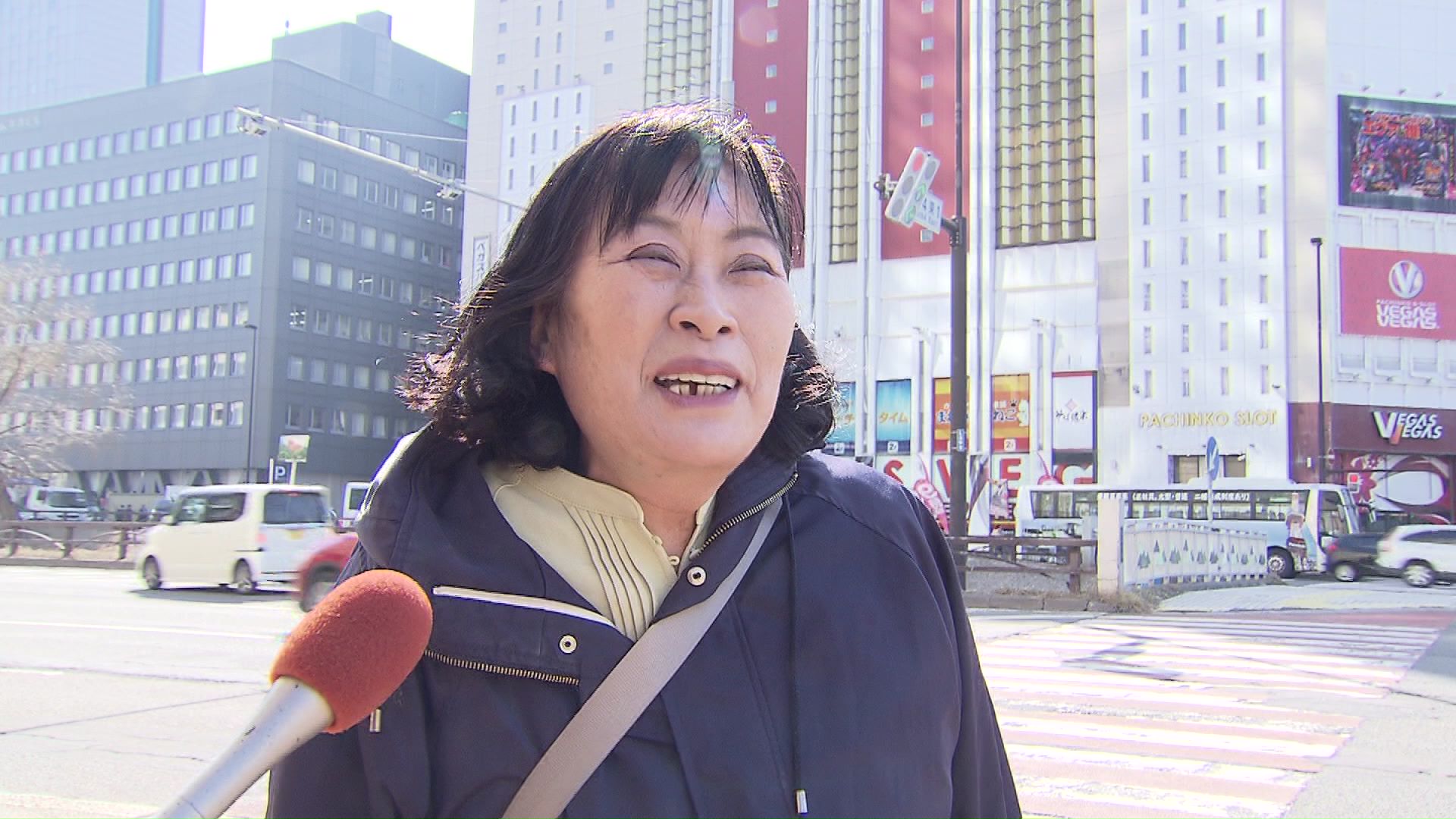 いち早い開通を望む市民も