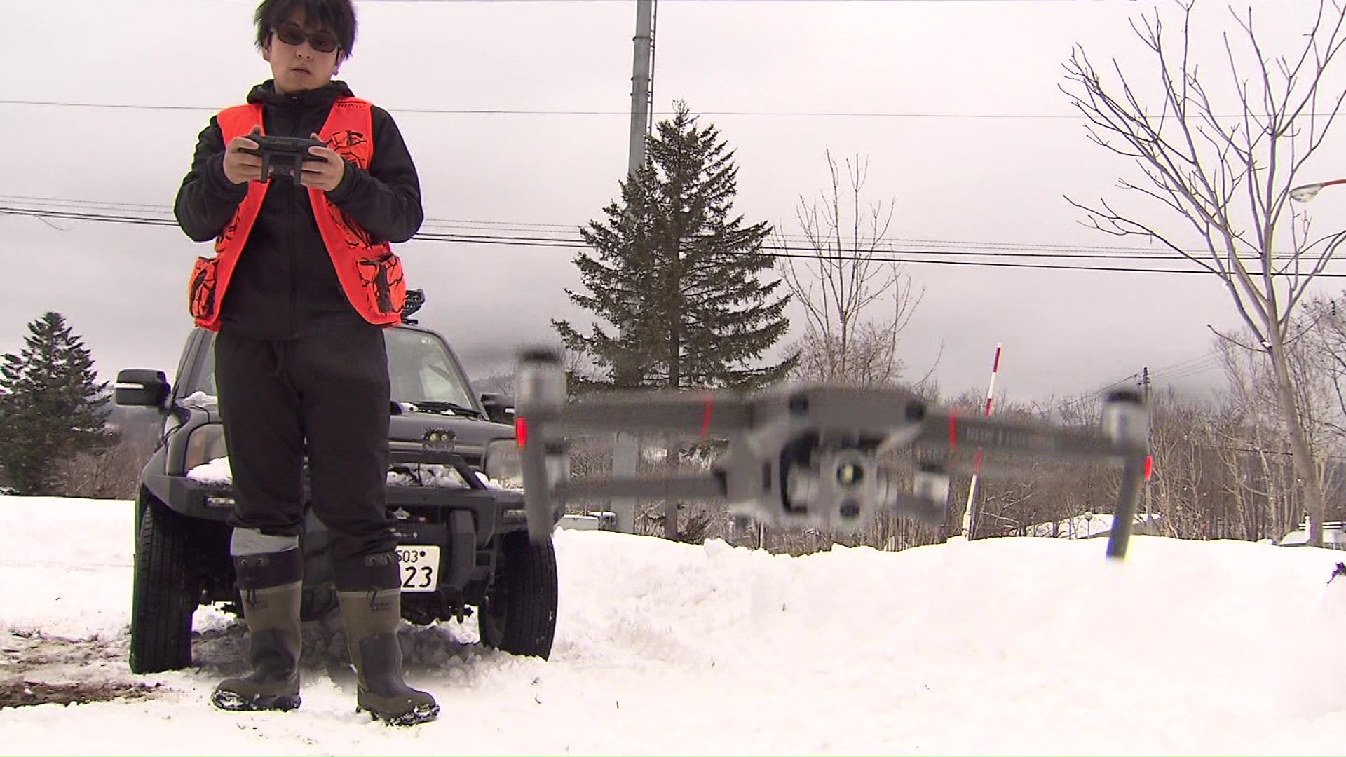 日ごろからクマ駆除にあたる高崎さん