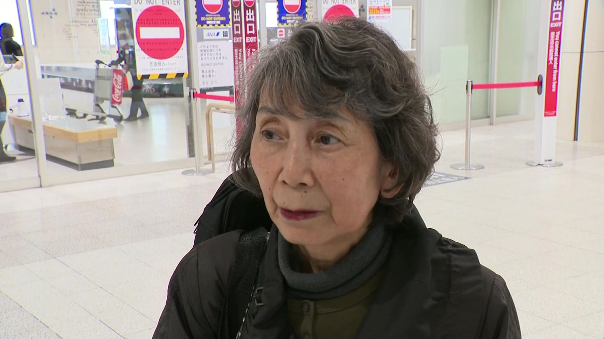 不安だったと話す乗客