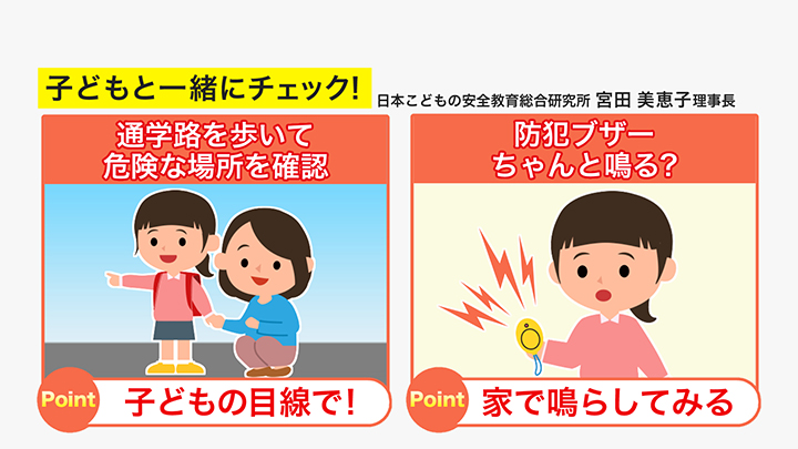 子どもと一緒に確認したいポイント2つ