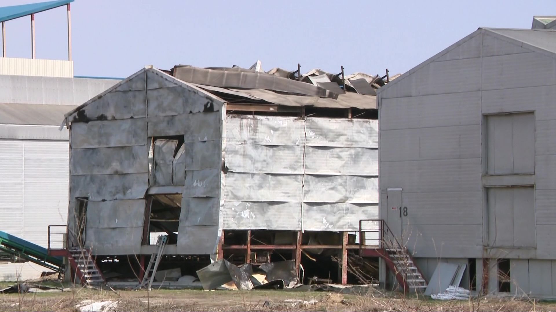 火事のあった「ホクリヨウ」の養鶏場