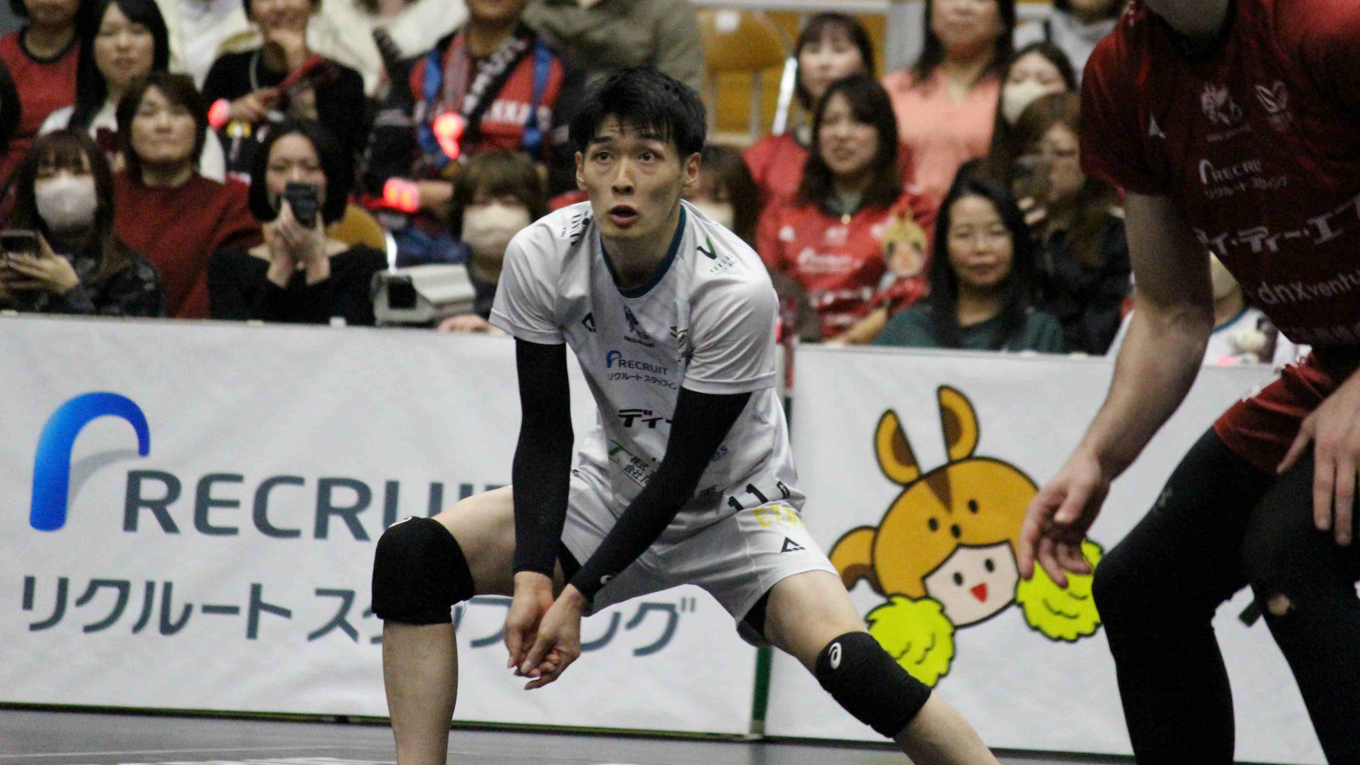 リベロの外崎航平選手