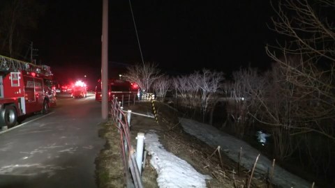 男性が行方不明となった現場（12日）