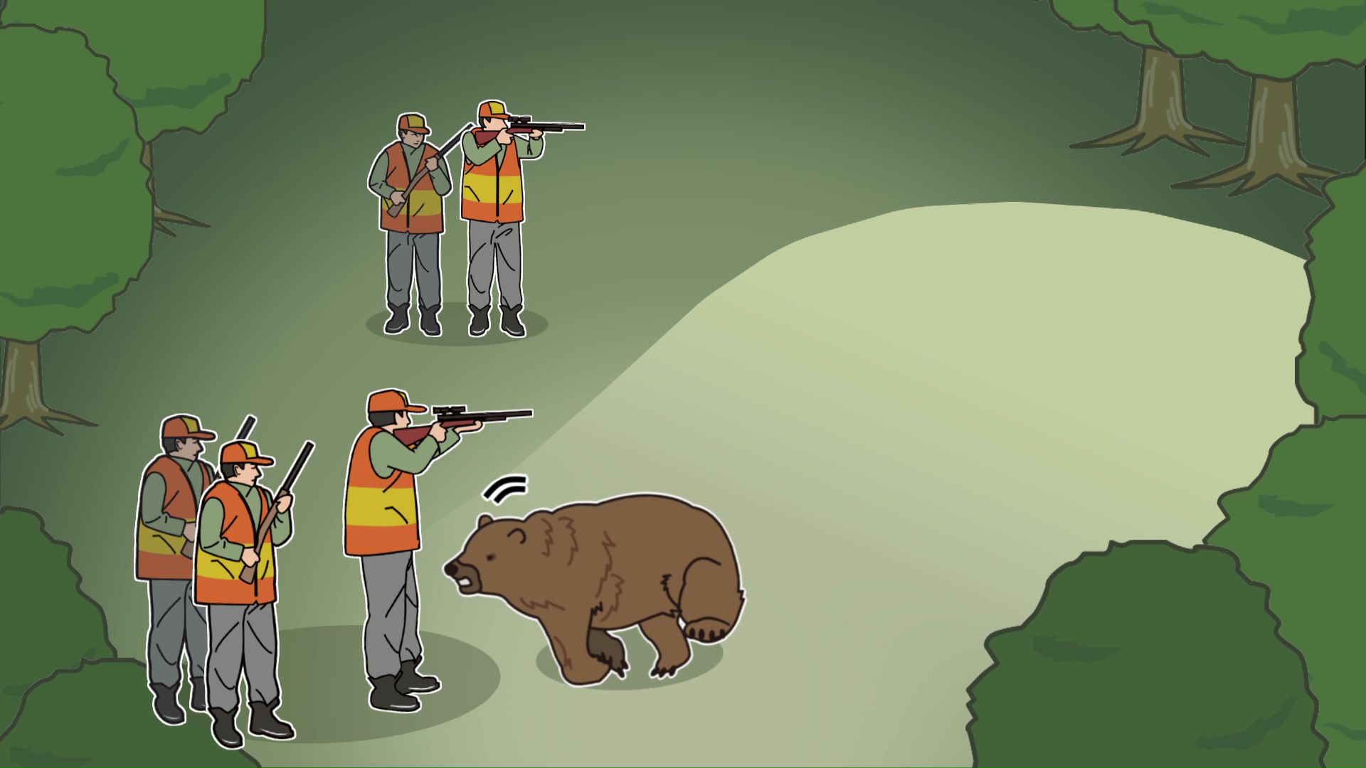 クマ駆除中の男性ハンターが襲われてケガ（イメージ）