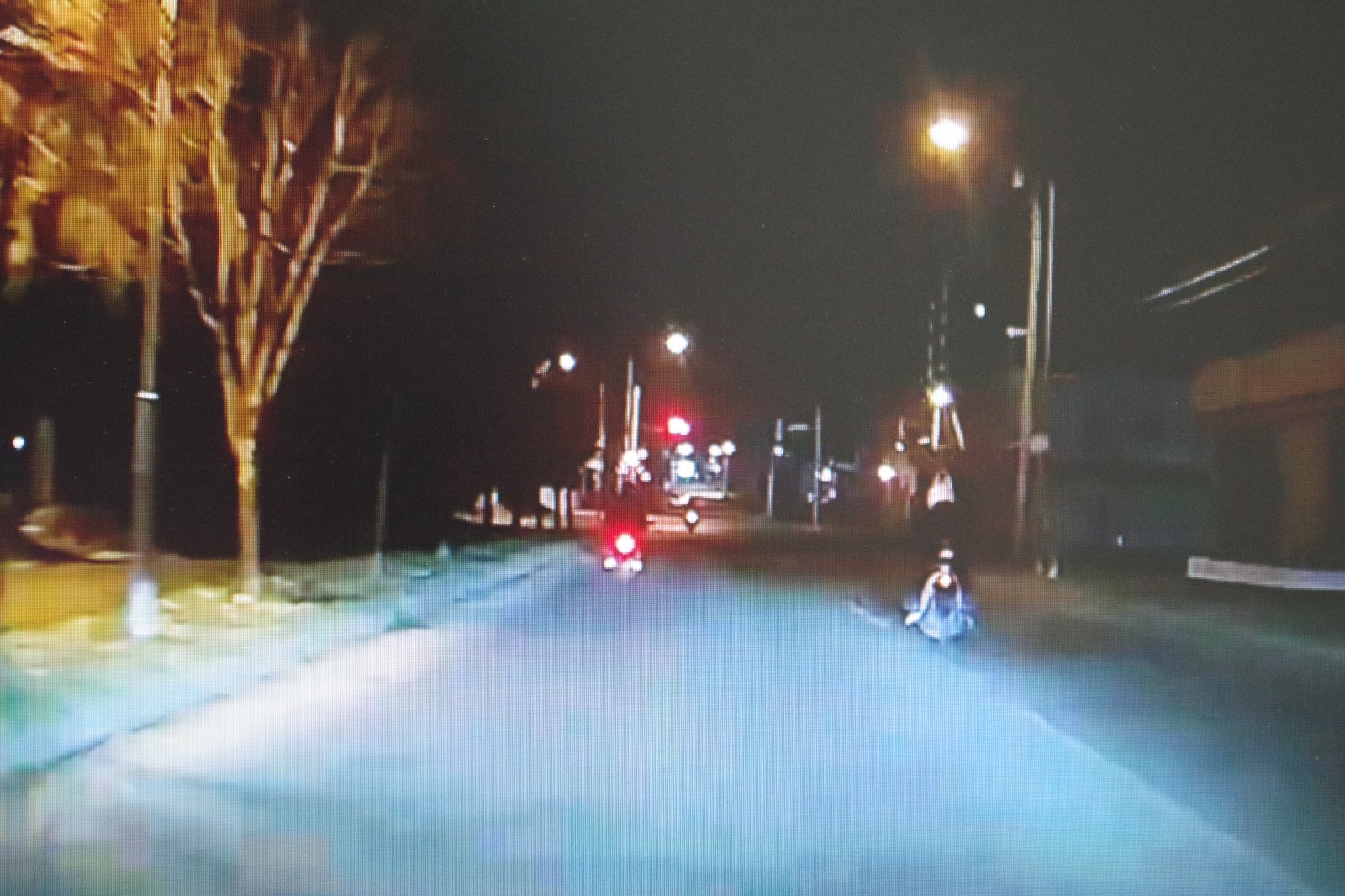暴走行為をするバイク（提供　道警）