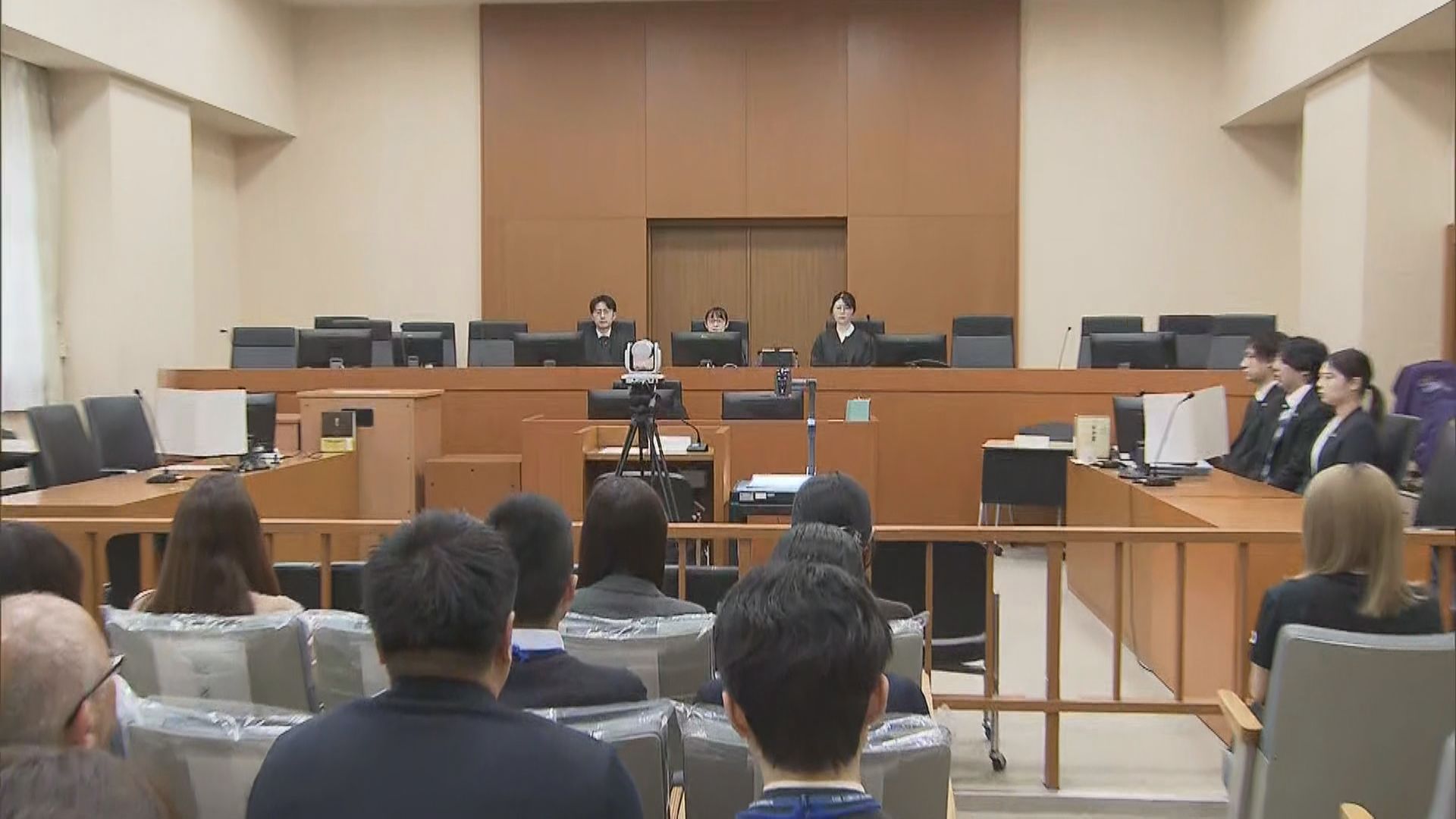 法廷内の様子(旭川地裁)
