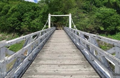 事件があった神居古潭の橋