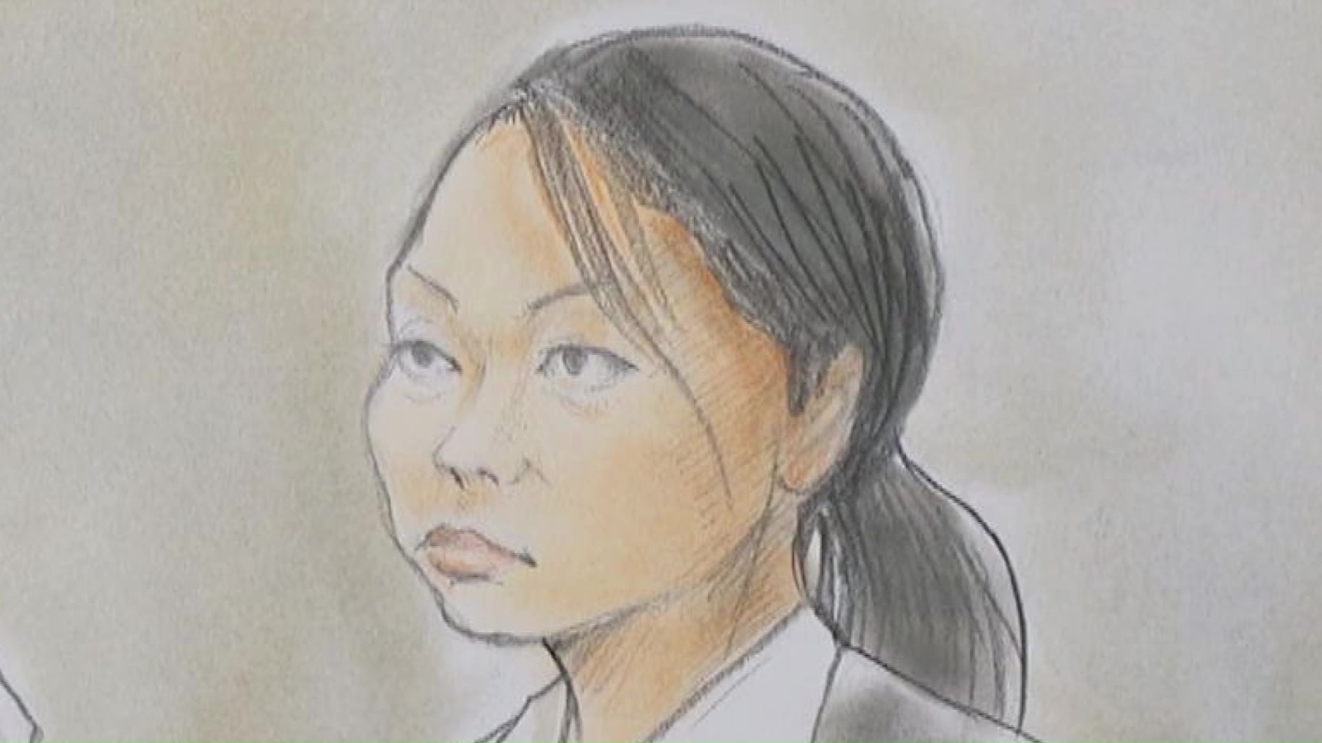 川村葉音被告のスケッチ(5月25日)